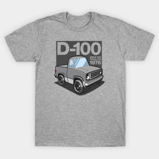D100 - 1976 White Base (Silver Cloud Iridescent) T-Shirt